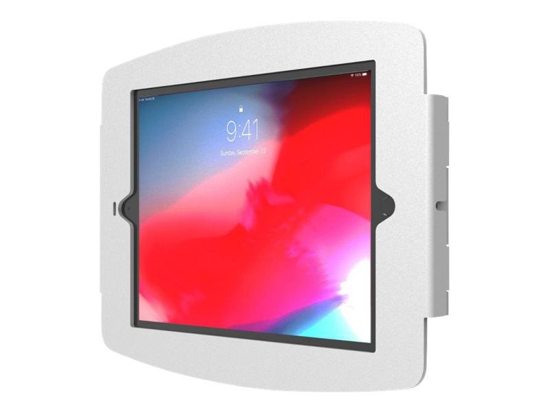 Compulocks iPad 10.2" Space Enclosure Wall Mount - Gehäuse - für Tablett - verriegelbar - hochwertiges Aluminium - weiß - Bildschirmgröße: 25.9 cm (10.2")