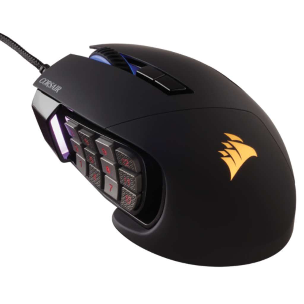 Corsair Scimitar Pro RGB Optical, Schwarz