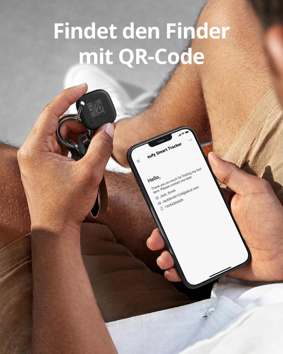 eufy SmartTrack Link (2er-Pack, schwarz)