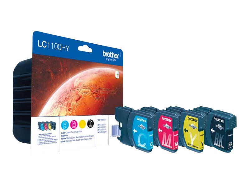Brother LC1100HY - 4er-Pack - Hohe Ergiebigkeit