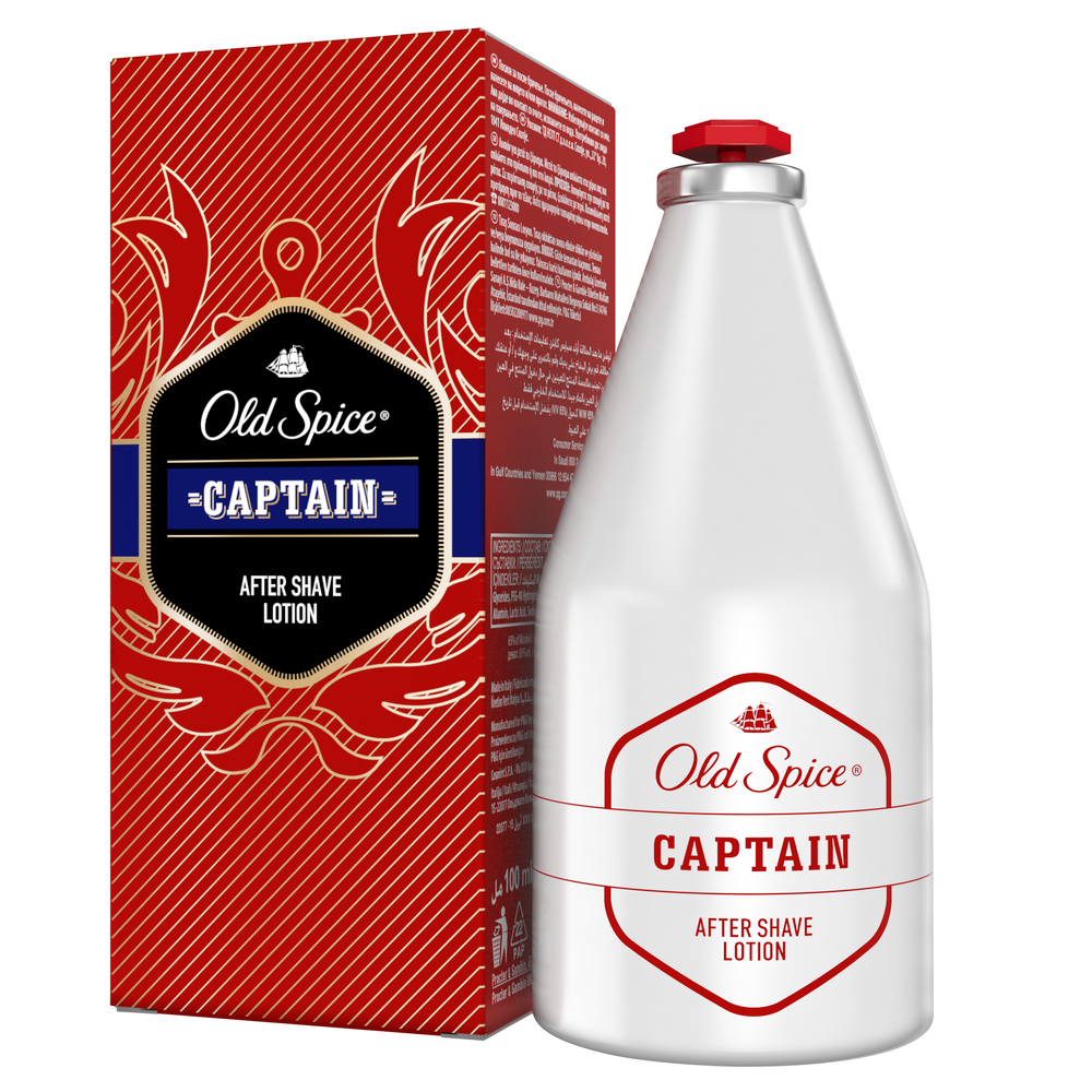Old Spice Aftershave Lotion Captain, 100ml
