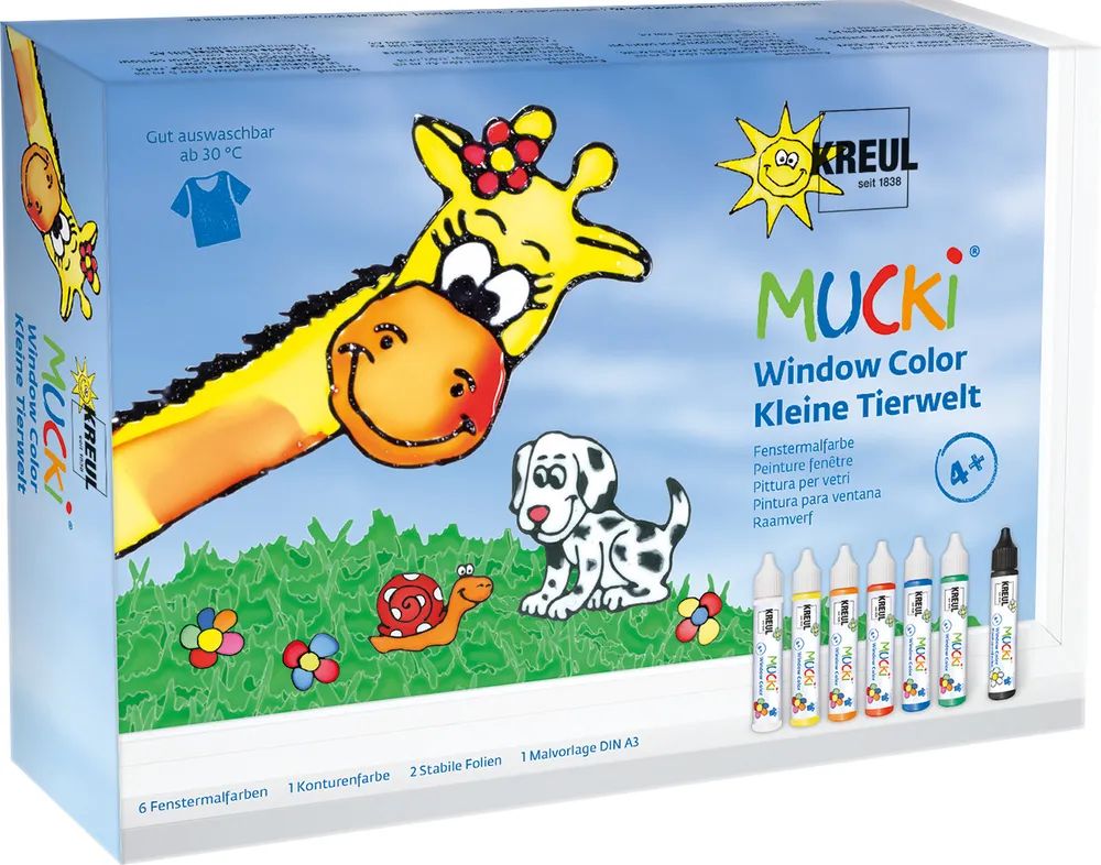C. Kreul GmbH & Co.KG MUCKI Window Color Set Kleine Tierwelt