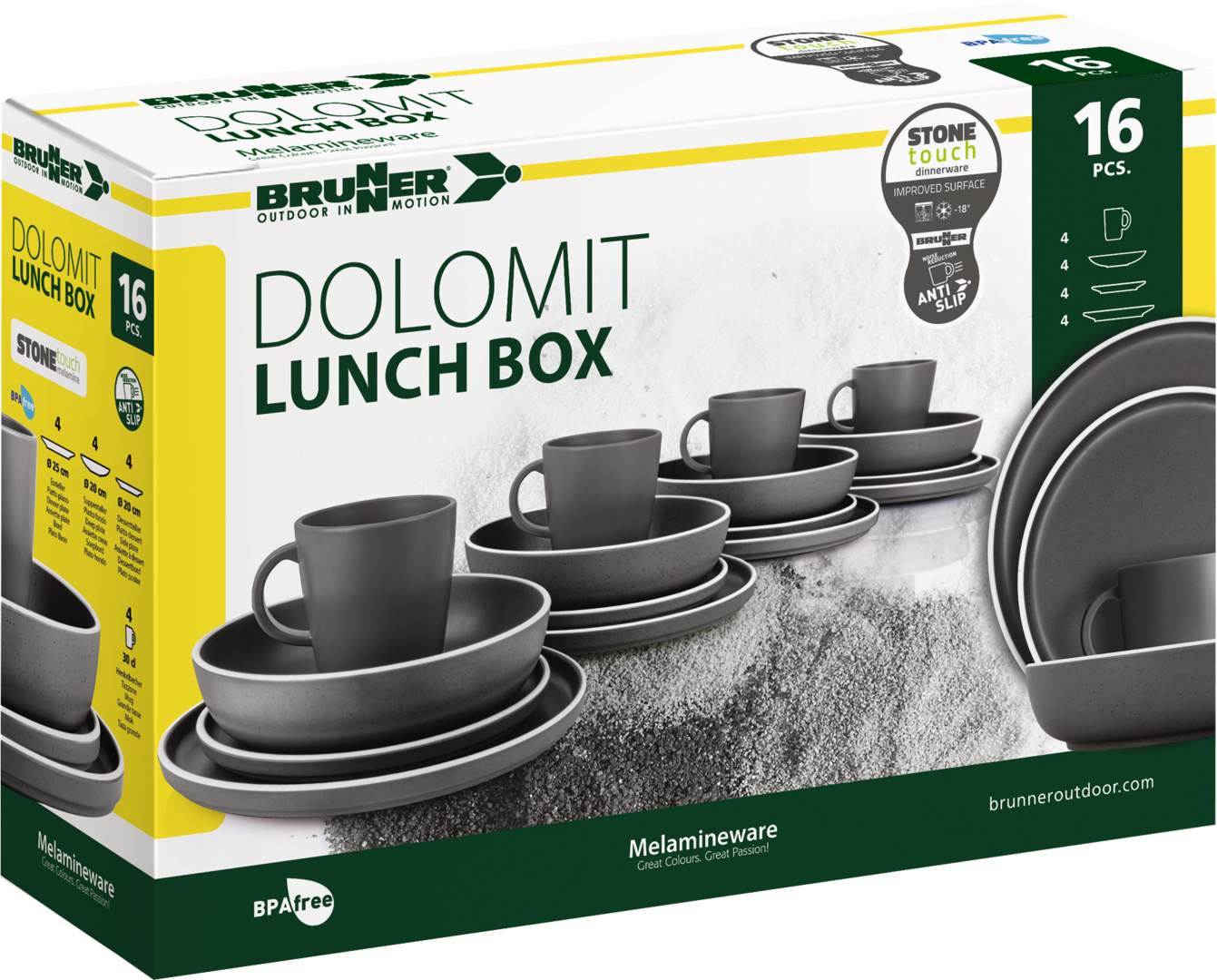 Brunner Lunch Box DOLOMIT GREY