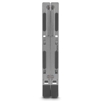 Hama Laptop-Stand "Aluminium" 6-stufig neigbar, faltbar, bis 40cm (15,6"), Silb.