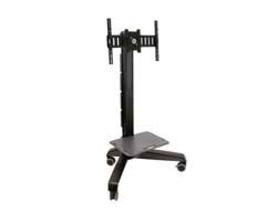 Ergotron Neo-Flex Mobile MediaCenter VHD - Wagen - Konstante Krafttechnologie - für LCD-Display - Kapazität 22,7 - 40,8 kg - Aluminium, Stahl, ABS-Kunststoff, Zinklegierung, Glasgefülltes Nylon - Schwarz - Bildschirmgröße: 94-190.5 cm (37"-75")