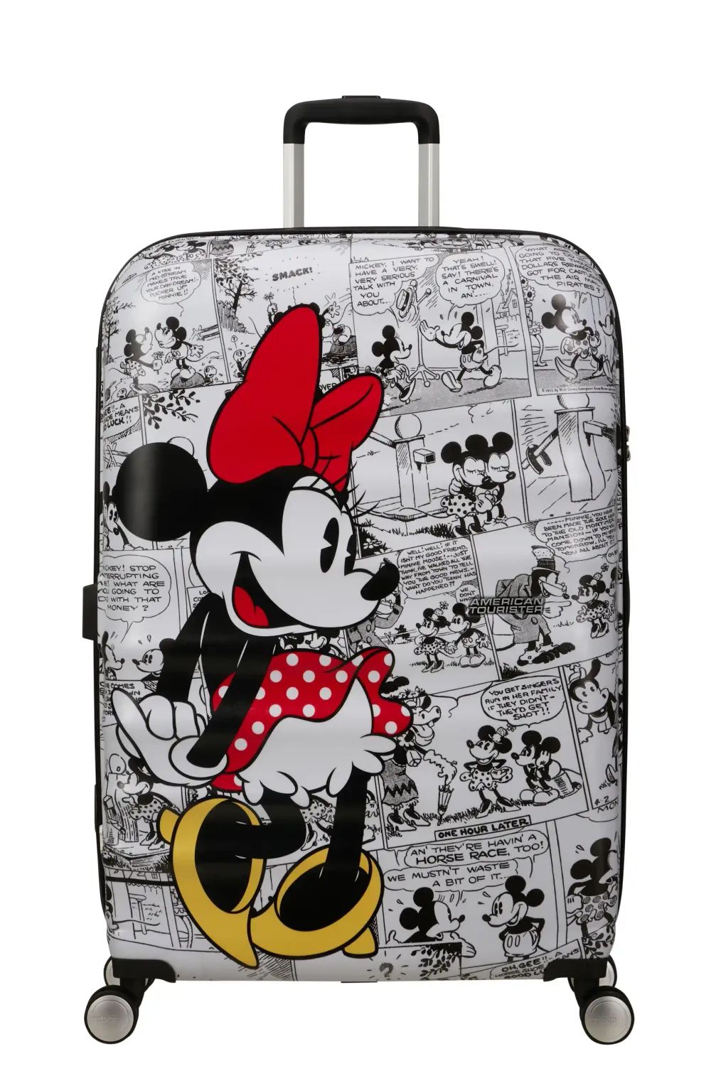 AMERICAN TOURISTER WAVEBREAKER SPIN.77/28, MINNIE COMICS WHITE