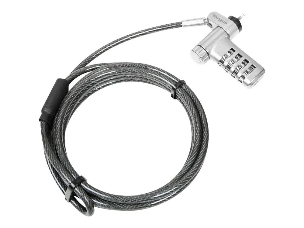 Targus DEFCON Ultimate - Sicherheitskabelschloss - universal fortlaufend - Silber - 2 m (Packung mit 25)