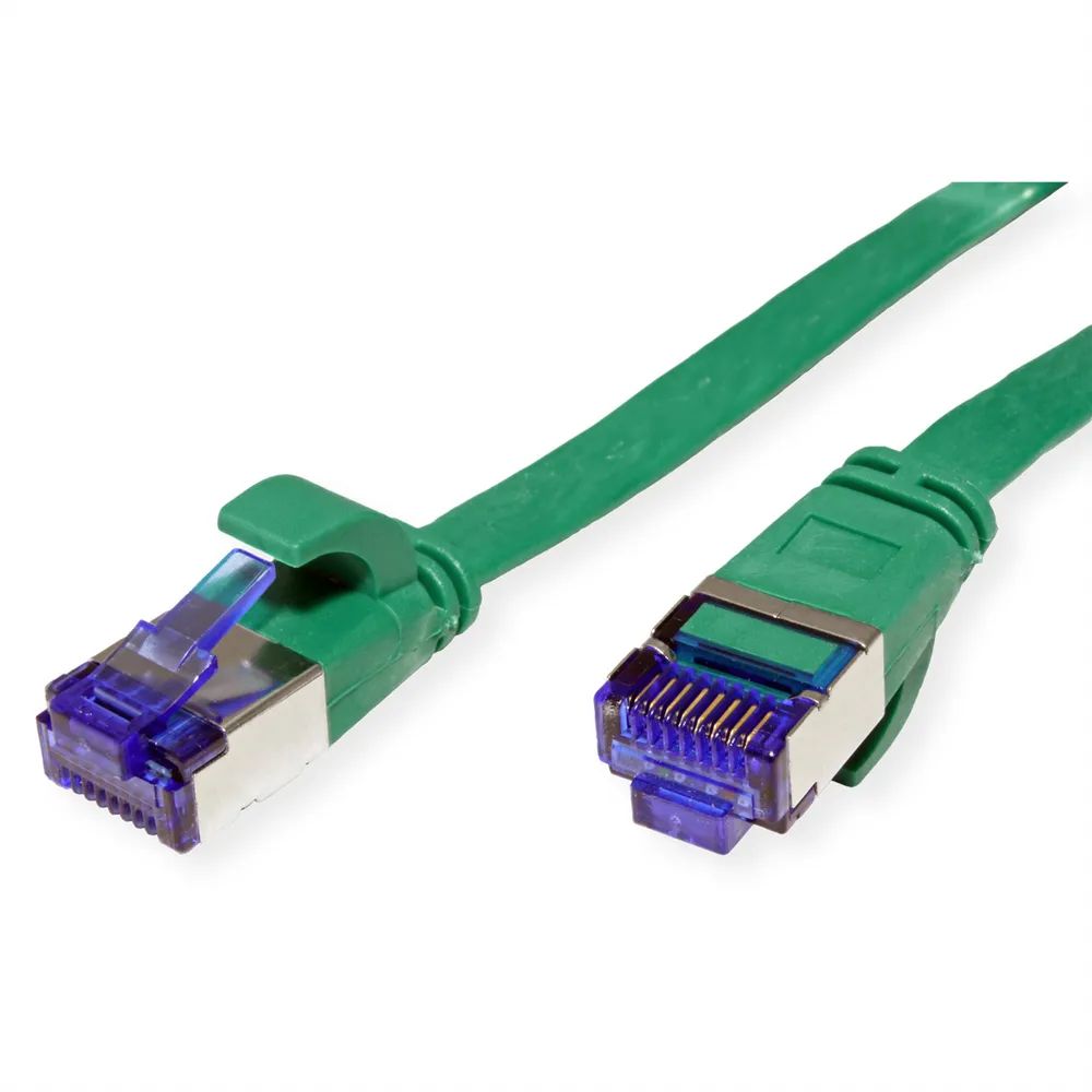VALUE Patchkabel Cat.6A (Class EA) FTP, extra-flach, grün, 3 m