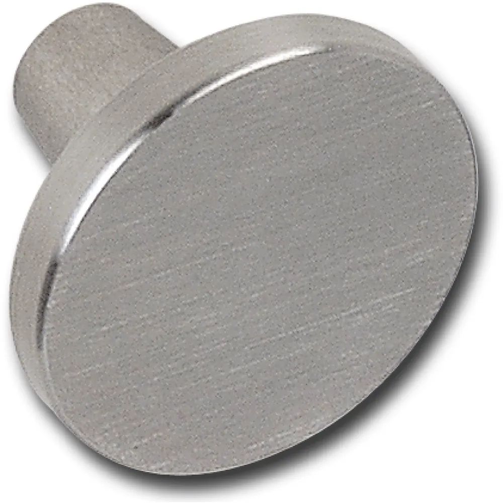 Technik Team Knopf Epona ø 30 mm, Tiefe 22 mm, Edelstahl gebürstet
