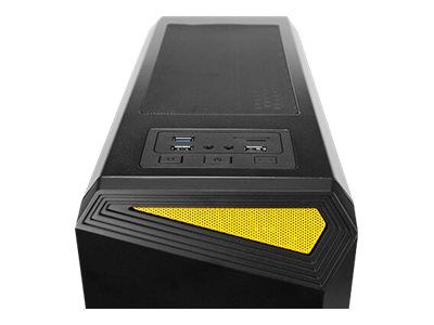 Antec NX100 - Tower - ATX - ohne Netzteil - Gelb
