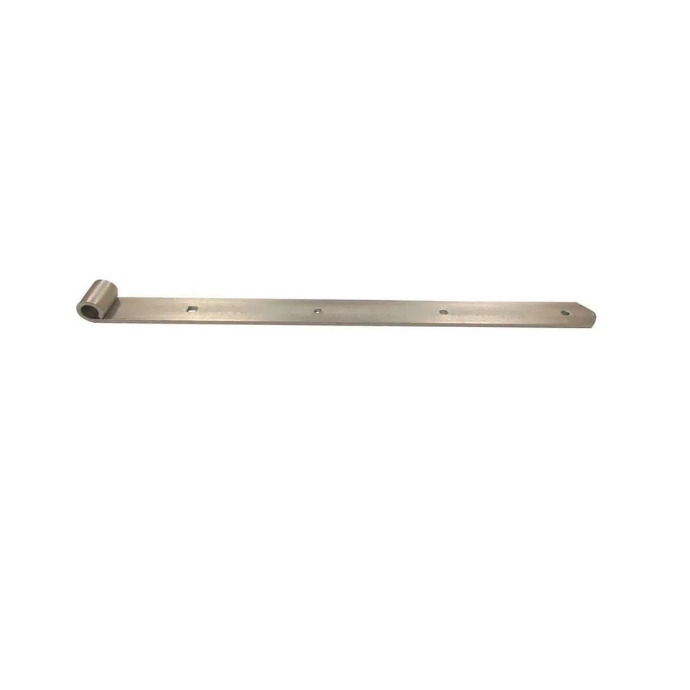 Sonneck Langbänder einseitig gerollt, ohne Kegel, 300 x 30 x 3 mm, Edelstahl-Effekt