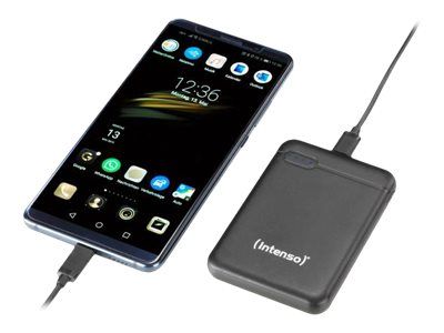 Intenso XS20000 - Powerbank - 20000 mAh - 3.1 A - 2 Ausgabeanschlussstellen (USB, 24 pin USB-C)