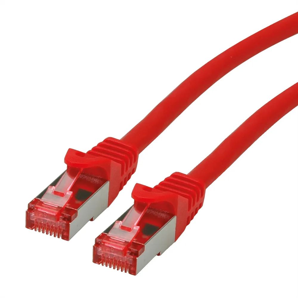ROLINE Patchkabel Cat.6 S/FTP (PiMF), Component Level, LSOH, rot, 1,5 m