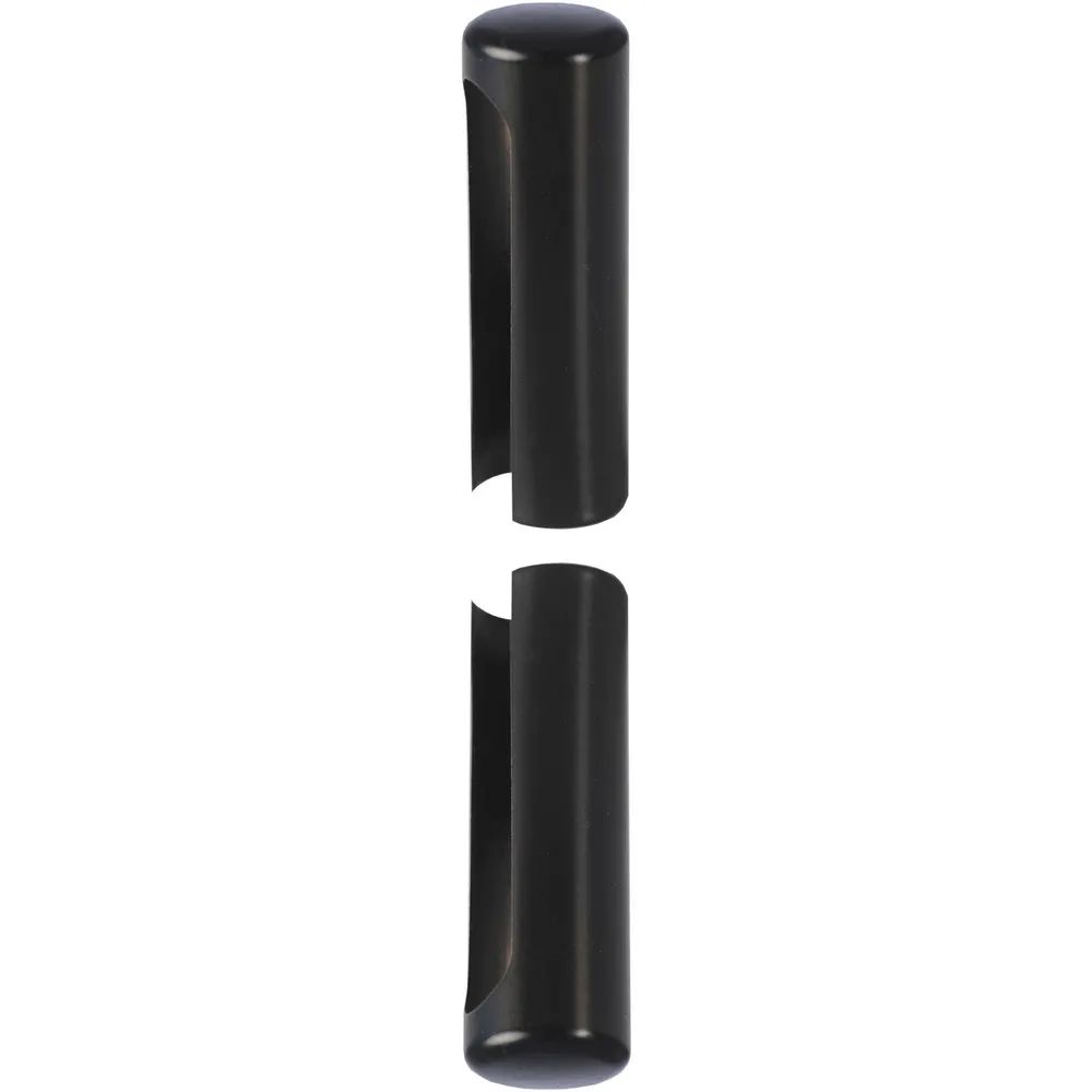 SFS Aufsteckhülsen 3- DIM, Band ø 20 mm, Bandhöhe 112 mm, Aluminium schwarz RAL 9005