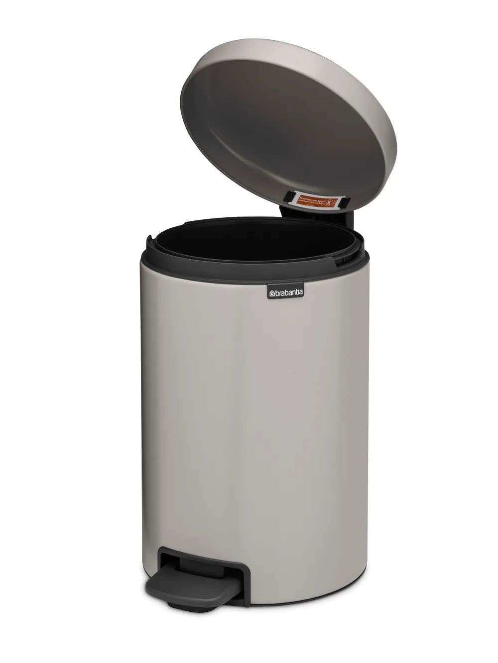 Brabantia NewIcon Treteimer, 12L - Soft Grey