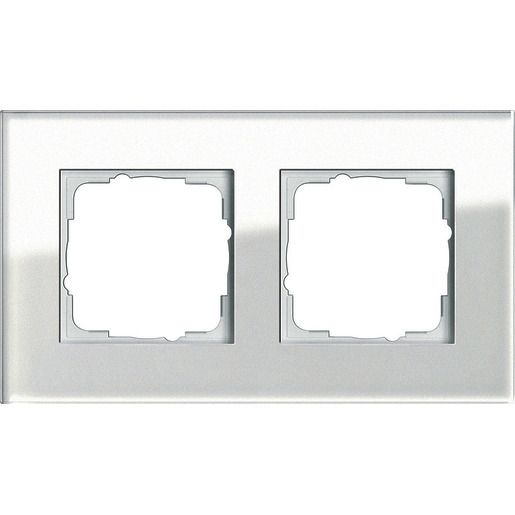 Gira RAHMEN 2-FACH ESPRIT / GIRA 021212 WS.GLAS S.55 021212
