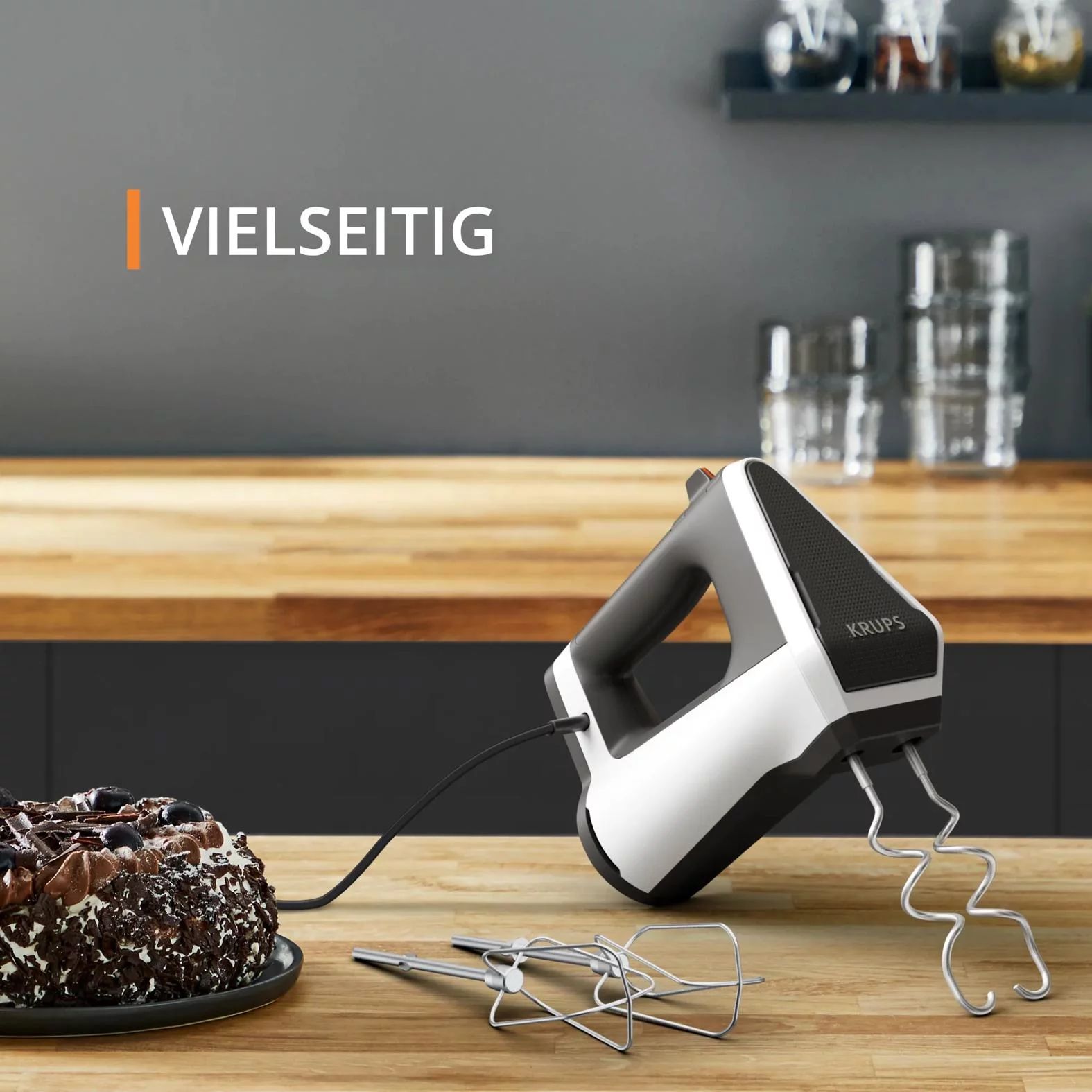 KRUPS 3MIX 6000 Handmixer - weiß