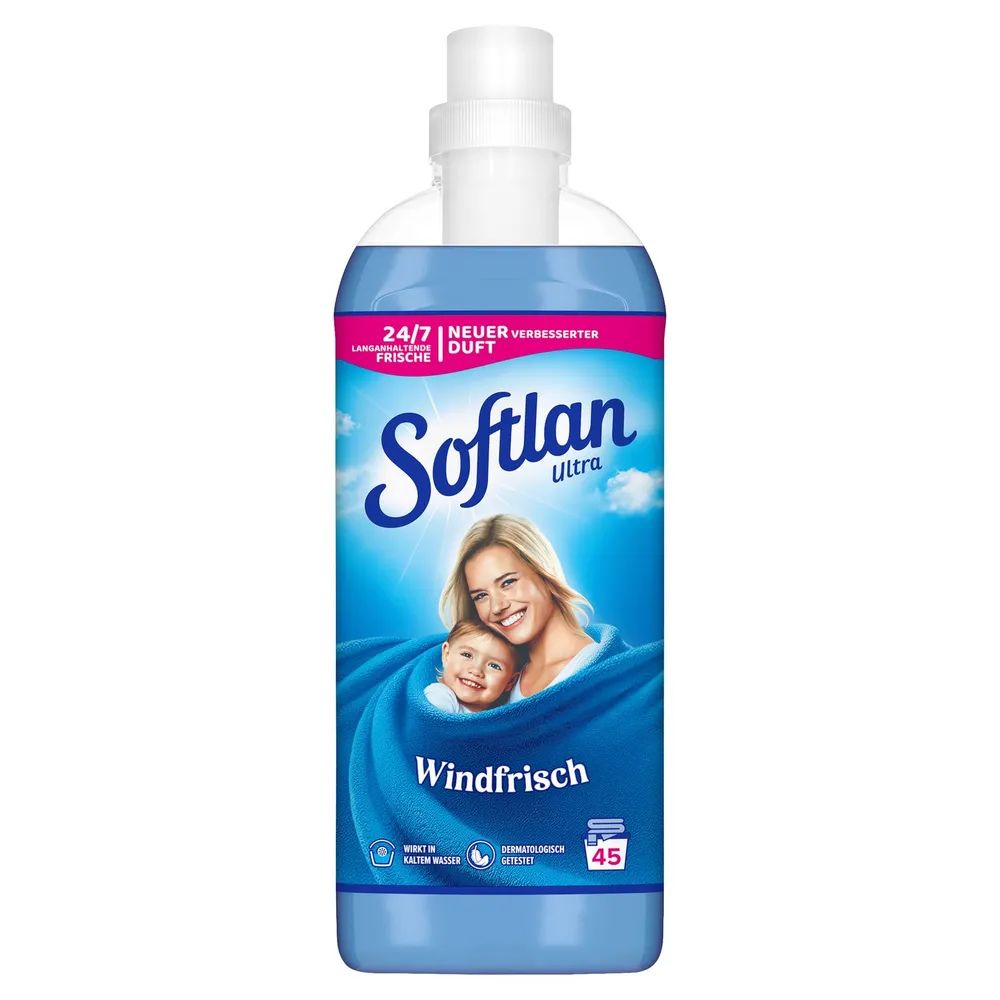 Softlan Ultra Windfrisch Weichspüler, langanhaltende Frische 1L