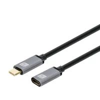 Techly USB3.2 Gen.2 Kabel Stecker Typ-C - Buchse USB s - Kabel - Digital/Daten