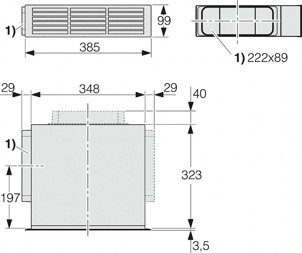Miele DUU 1000-2 Umbausatz Umluft für CSDA 10x0 / CSDA 7xxx FL / KMDA 7xxx
