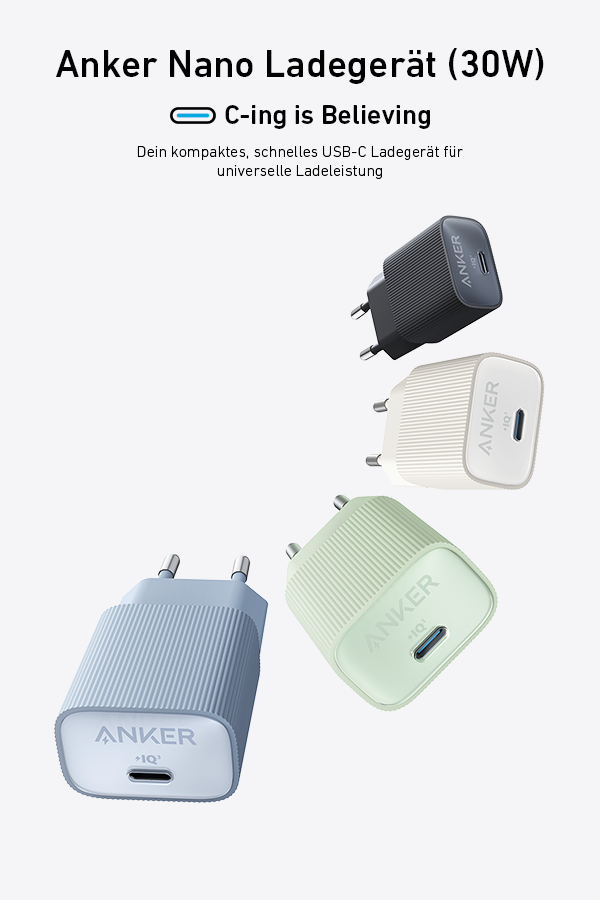 Anker 511 Charger Nano 4 30W White