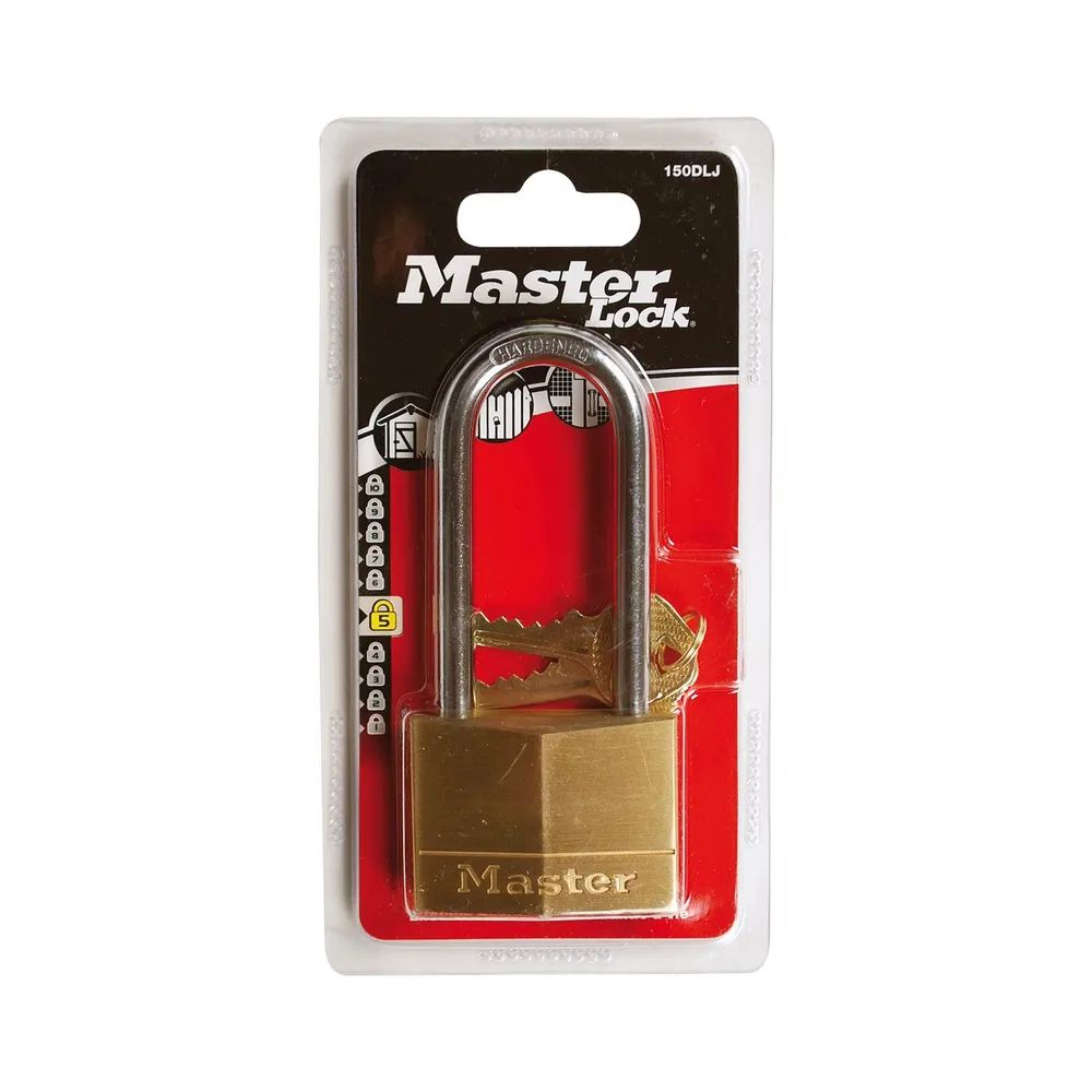 MASTER LOCK Vorhangschloss 150 EURDLJ Messing, Breite 50 mm, verschsp. SB
