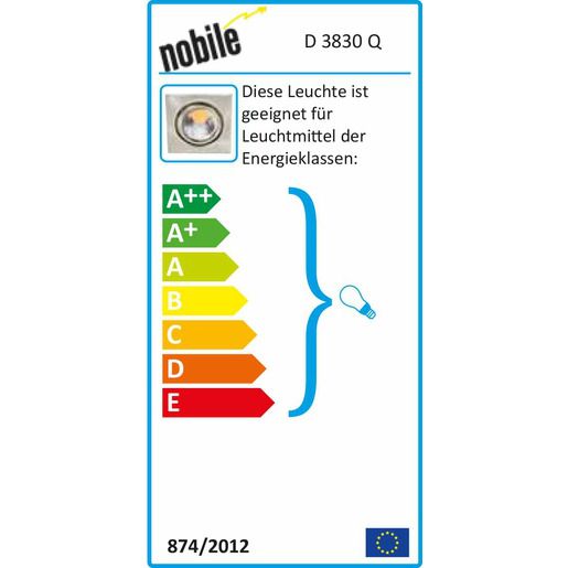 Nobile NV-EINBAUSPOT GX5,3 CHROM / NOBILE D3830Q-02 25M539 1760110200