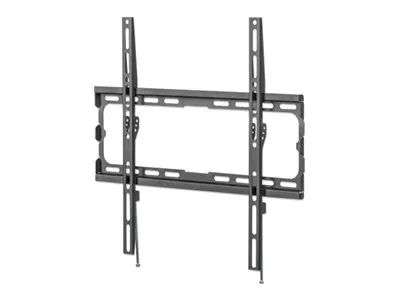 Manhattan Befestigungskit (Wandmontage) - fest - für Flachbildschirm - flaches Profil - stabiler Stahl - Schwarz - Bildschirmgröße: 81.3-177.8 cm (32"-70")