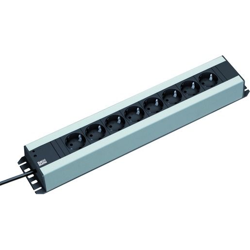 Bachmann 6FACH STECKDOSENLEISTE 2M / BACHMA 300.000 6FACH SW 300.000