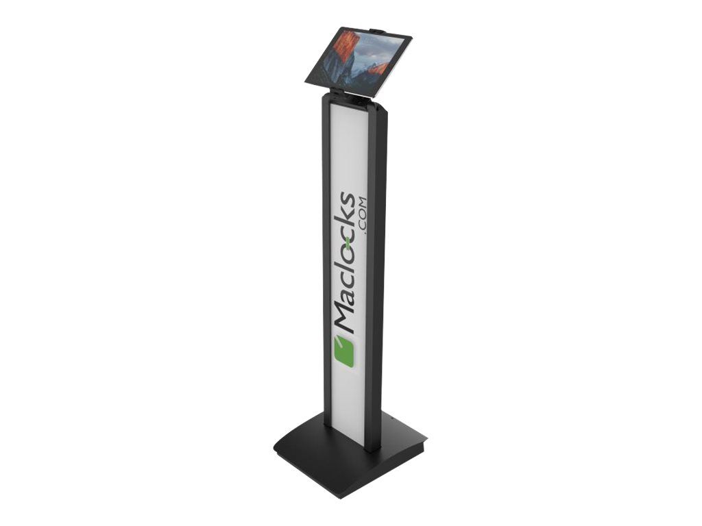Compulocks Universal Tablet Cling Brandable Floor Stand - Aufstellung - für Tablett - verriegelbar - Stahl - Schwarz - Bildschirmgröße: bis zu 33 cm (bis zu 13 Zoll)