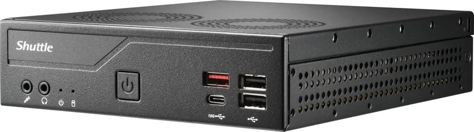 Shuttle Barebone slim DH810 Intel/SO-DDR5/black - Barebone