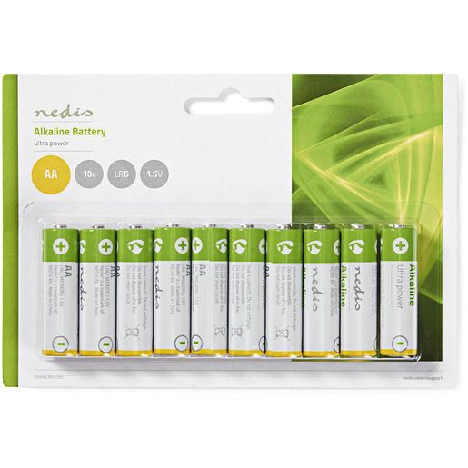 Nedis ALKALI-BATTERIE AA 1,5V / NEDIS BAAKLR610BL/10STK BAAKLR610BL