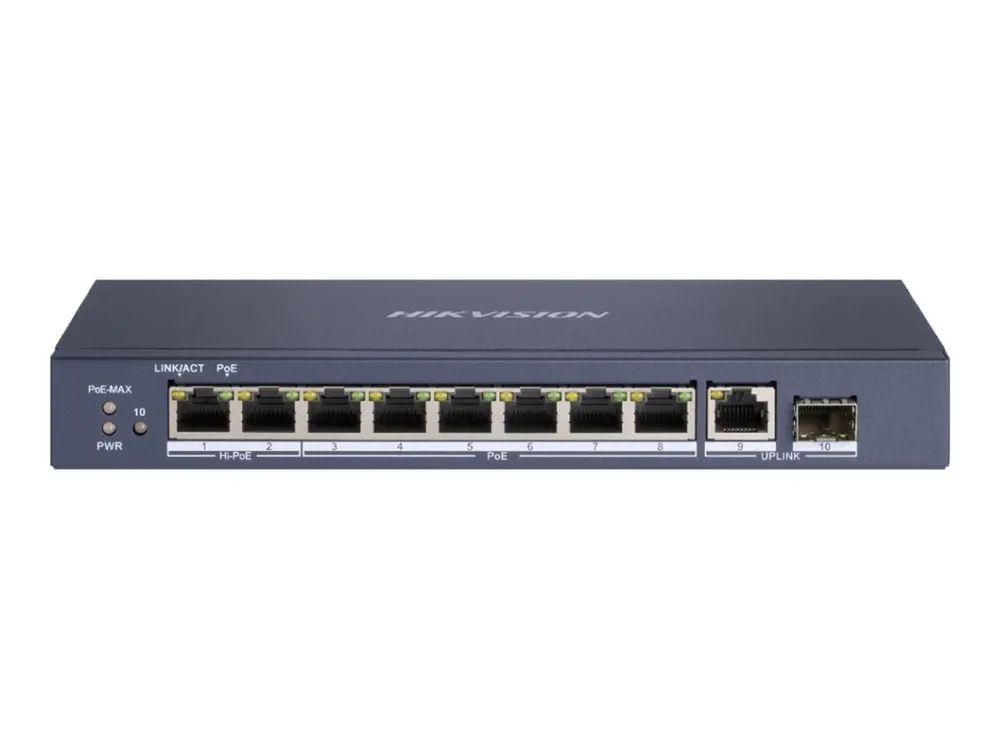 Hikvision Pro Series DS-3E0510HP-E - Switch - unmanaged - 6 x 10/100/1000 (PoE)