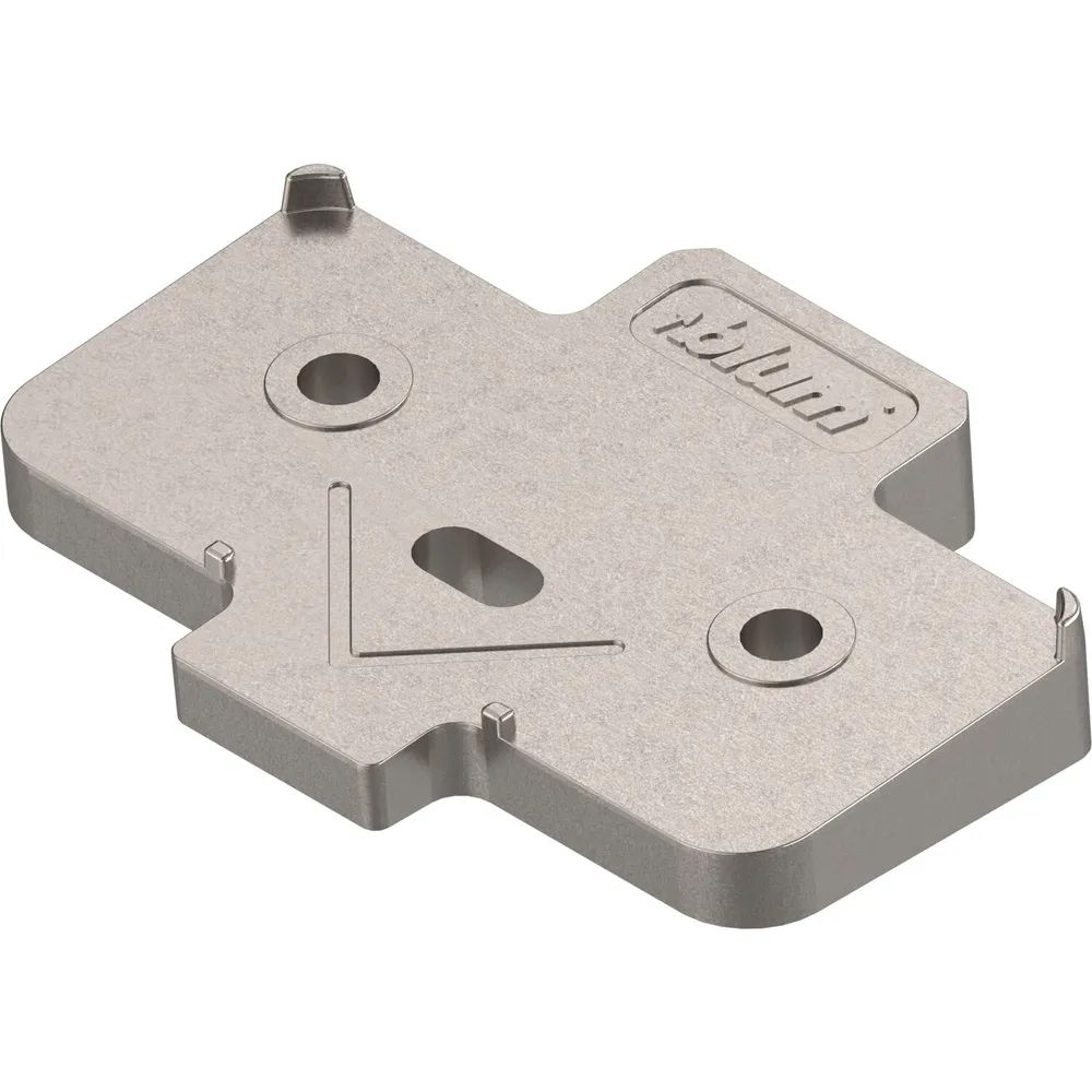 BLUM Winkelkeil kreuzform +5° Schraubversion, Zink, Distanzstärke 3 mm