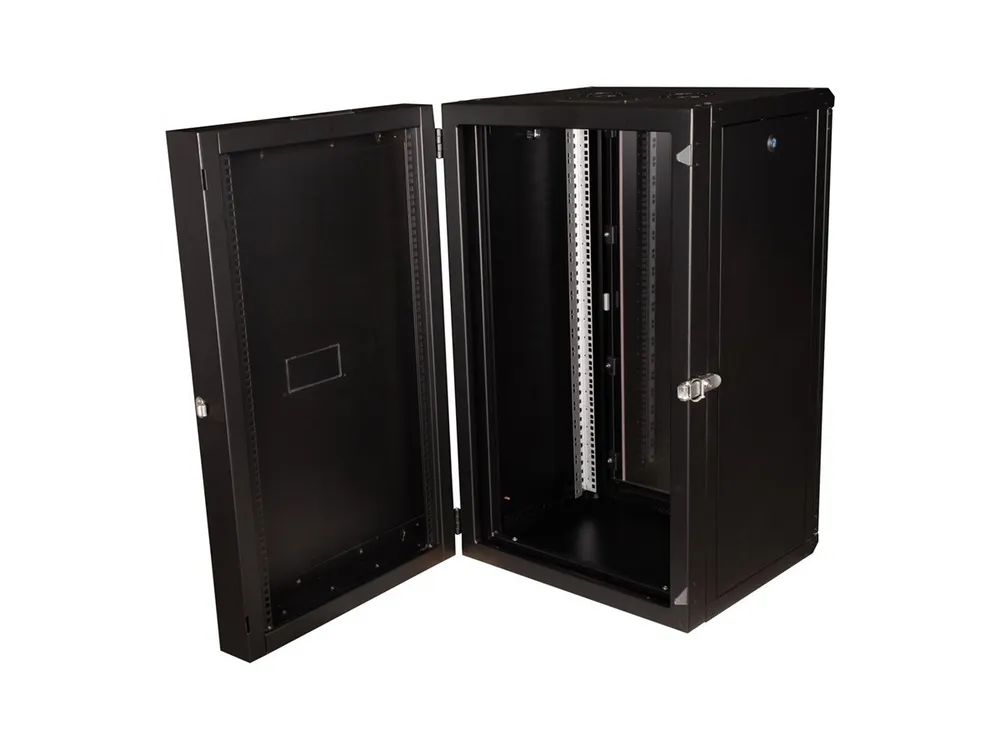 ROLINE Pro - Schrank Netzwerkschrank - zwei-teilig schwenkbar, 600 x 600 mm (B x T)