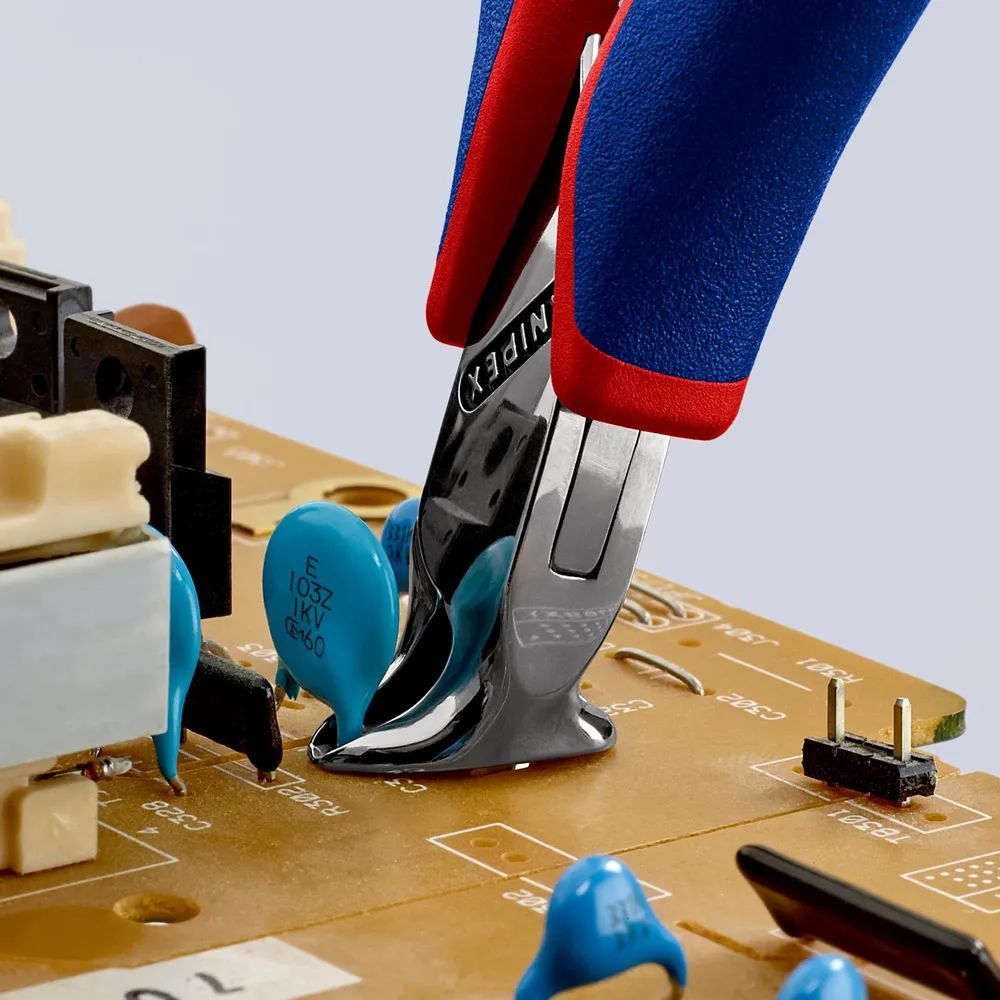 KNIPEX Elektronik-Vornschneider mit Mehrkomponenten-Hüllen 120 mm