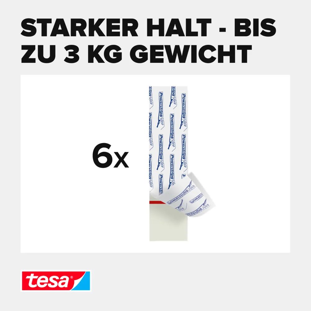 Tesa Klebestreifen Fliesen & Metall bis 6St.