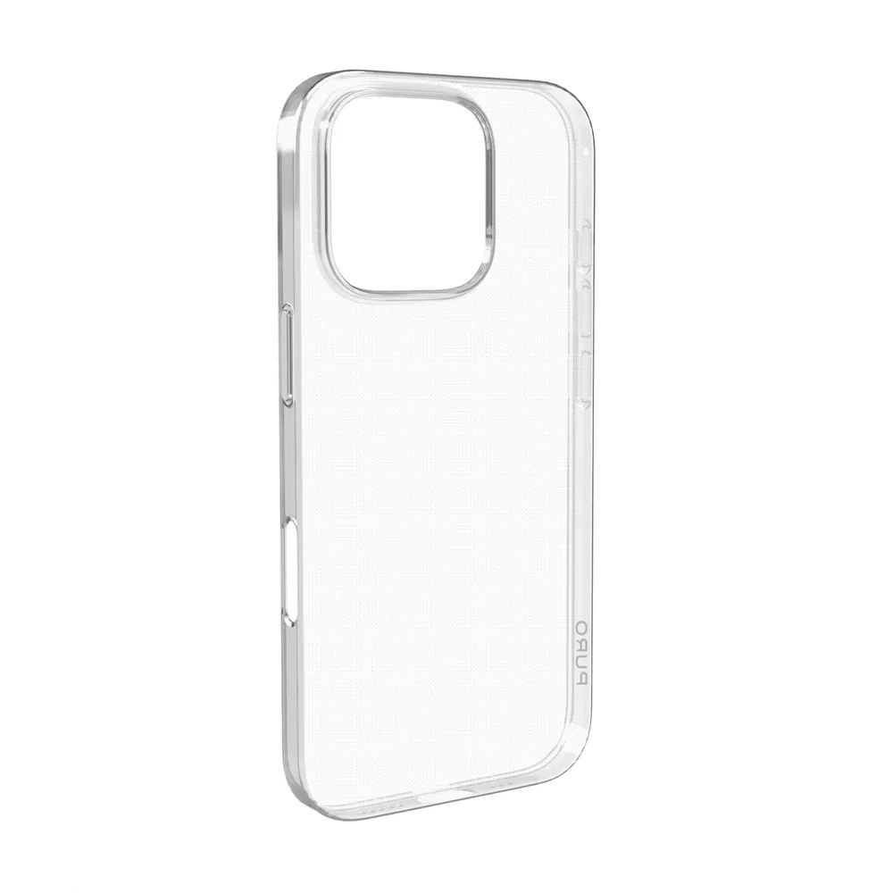 PURO NUDE Cover für iPhone 16 PRO, transparent