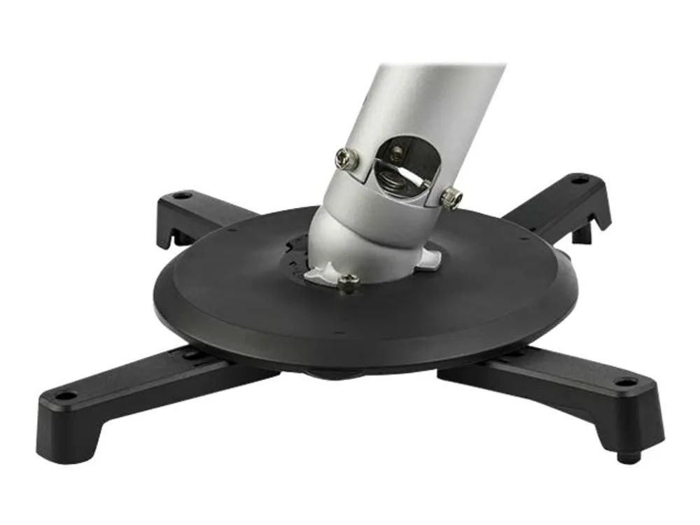 StarTech.com Universal Ceiling Projector Mount, Heavy Duty Height Adjustable/Extendable Pole Mount 5"-22.7" from Ceiling, 33lb (15kg)