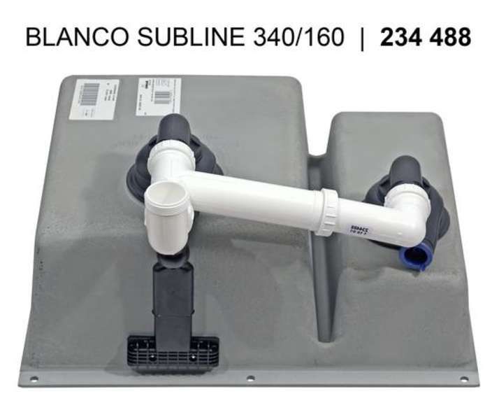 Blanco Subline 340/160-U Silgranit Hauptbe