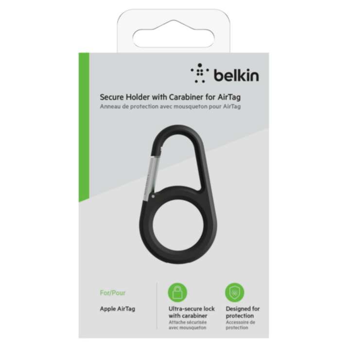 Belkin Secure Holder mit Karabinerhaken für Apple AirTag
