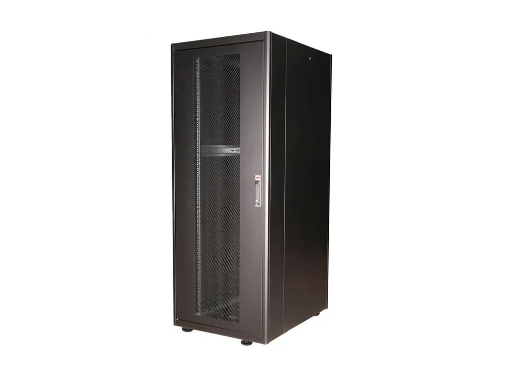 ROLINE Basic - Schrank Netzwerkschrank - perforierte Tür, 800x1000 BxT - RAL 9005, Jet Black - 42HE - 48.3 cm (19")