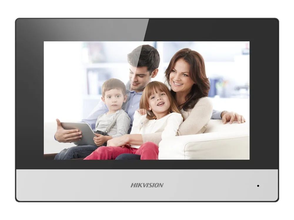 Hikvision DS-KH6320-WTE1 - Videogegensprechanlage - verkabelt, drahtlos (LAN 10/100, 802.11b, 802.11g, 802.11n)
