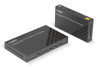 Lindy Cat.6A TypeC & HDMI HDBaseT 3.0 KVM Extender - Digital/Display/Video - KVM