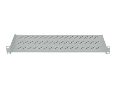Intellinet 19" Cantilever Shelf, 1U, 2-Point Front Mount, 150mm Depth, Max 25kg, Grey, Three Year Warranty - Rack - Regal - Grau, RAL 7035 - 1U - 48.3 cm (19")