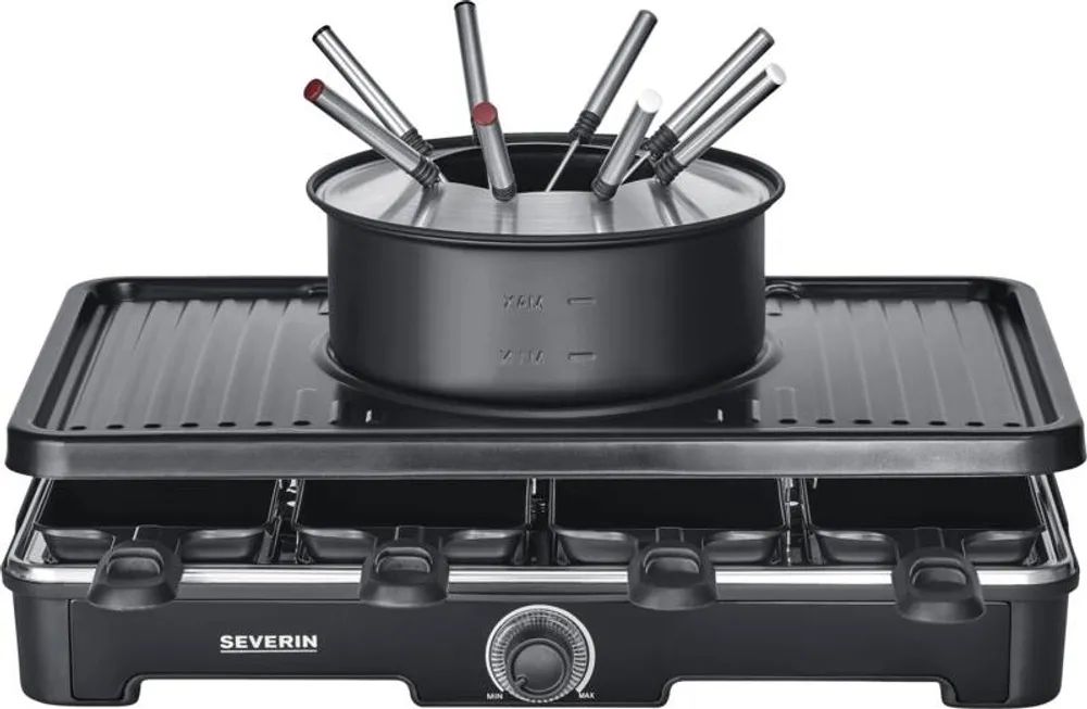 Severin Raclette RG 2347 Raclette-Fondue Kombination