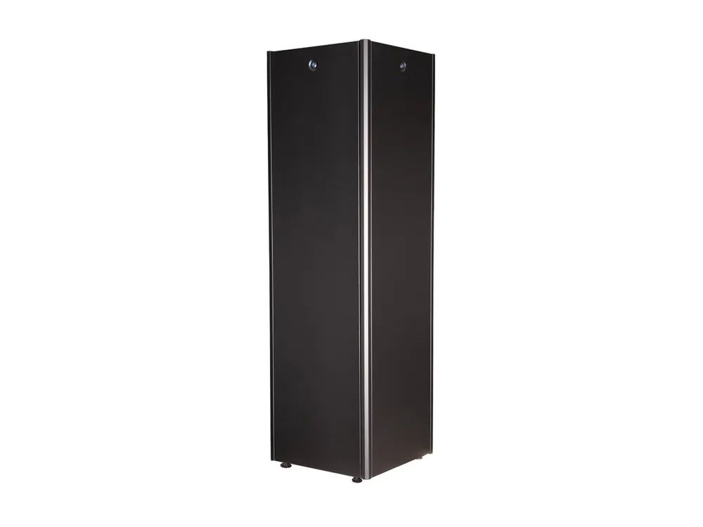 ROLINE Basic - Schrank Netzwerkschrank - Glas-Tür, 600x600 BxT - RAL 9005, Jet Black - 42HE - 48.3 cm (19")