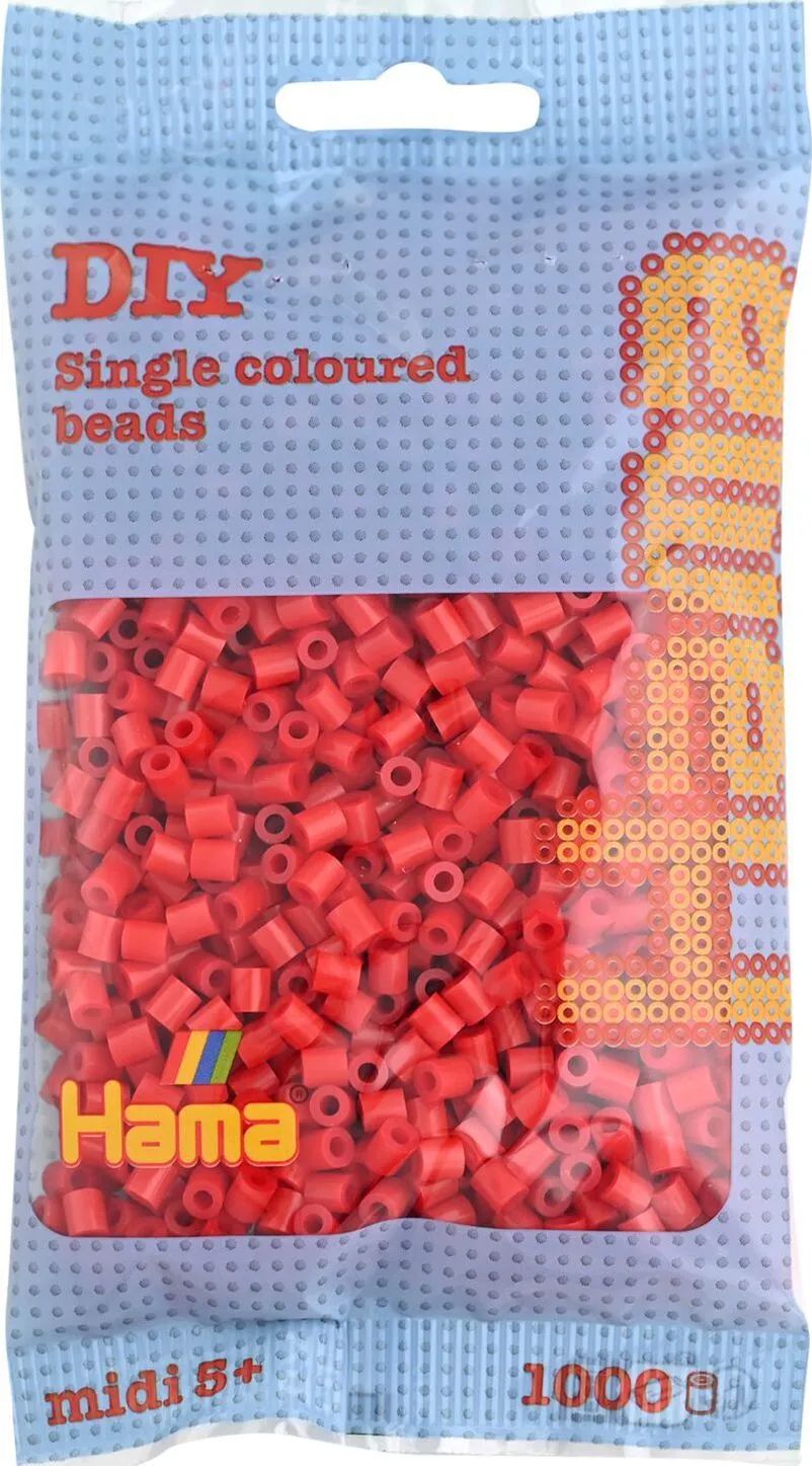 Malte Haaning Plastic A/S HAMA Perlen Rot 1.000 Stück