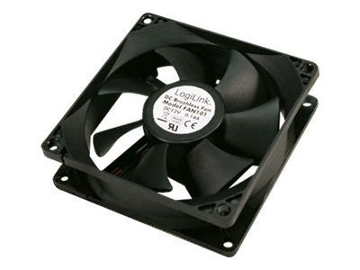 LogiLink FAN101 - Gehäuselüfter - 80 mm - Schwarz