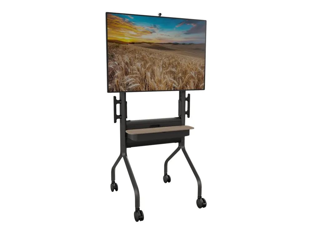 Chief Voyager Height Adjustable AV TV Cart - For LCD Displays 50-70" - Black - Wagen - für Flachbildschirm / Videokonferenzsystem - Schwarz - Bildschirmgröße: 127-191 cm (50"-75")